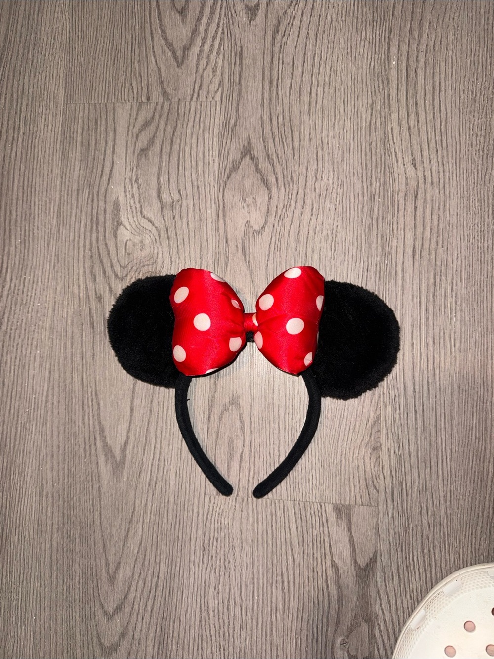 Disney Red Polka Dot Bow Minnie Ear Headband